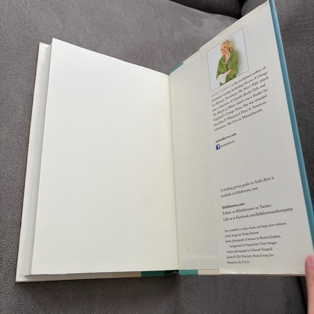 Stella Bain‎ by Anita Shreve Hardcover Book - Picture 4 of 8